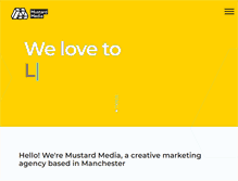 Tablet Screenshot of mustardmedia.net